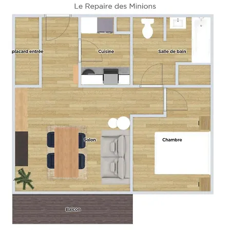 Le Repaire Des Minions - 10' - Familial Appartement Bailly-Romainvilliers